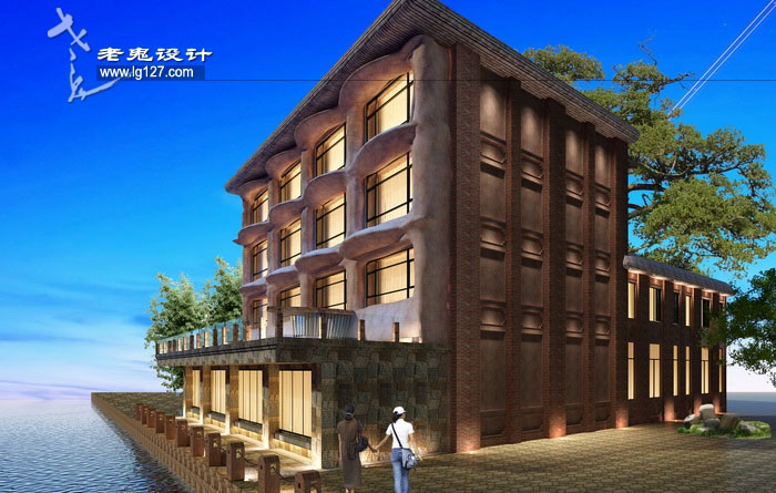 大理金梭島帝貝主題酒店設計